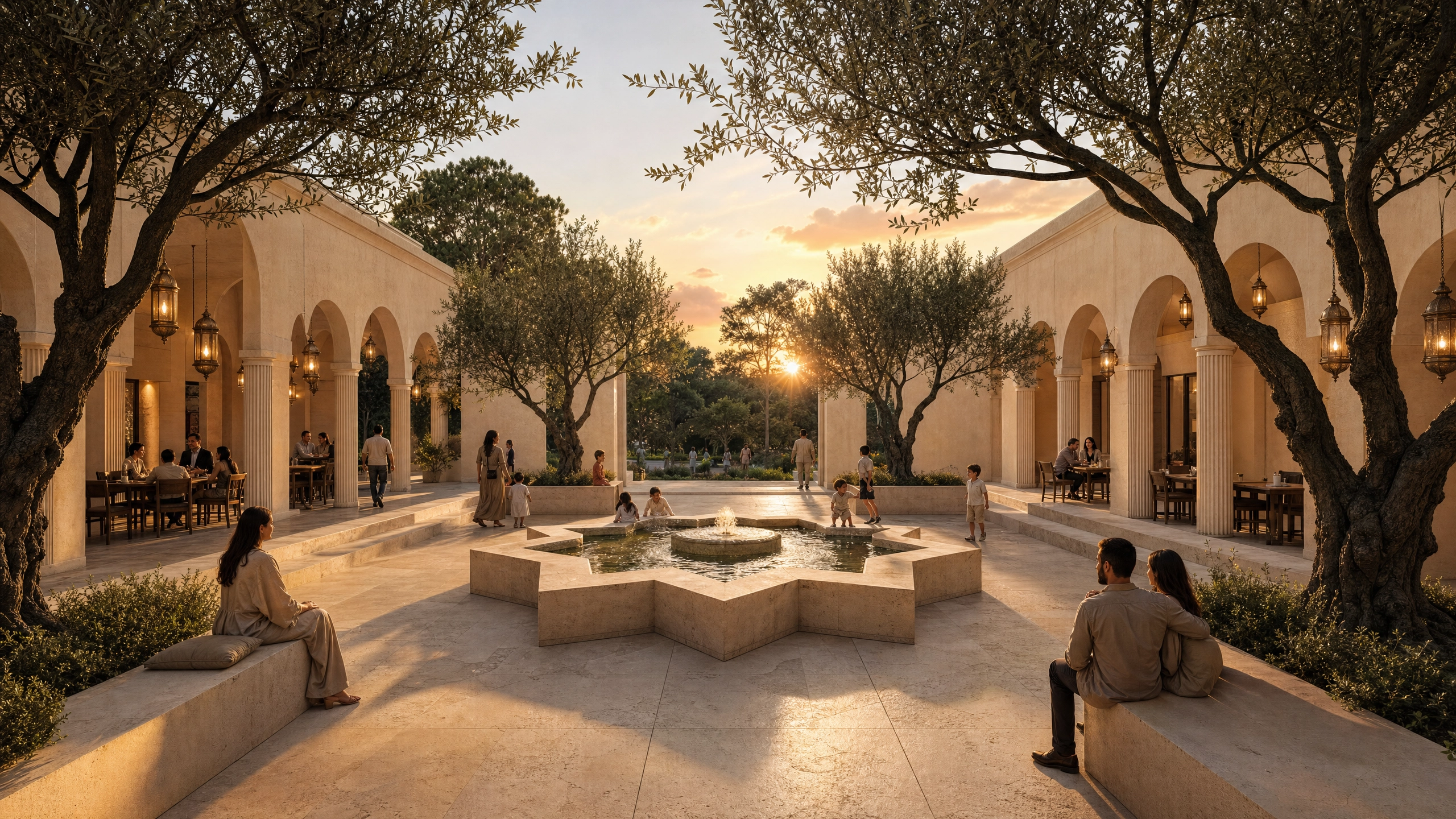 Damascus Courtyard Plaza